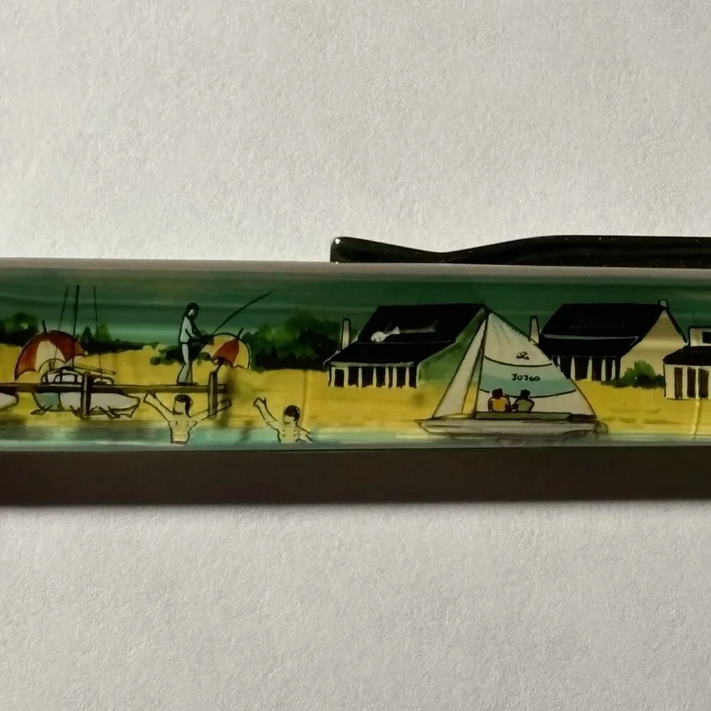 Virginia Floaty Pen Sailboat Moves Beach Pier Lighthouse Souvenir Promo Travel